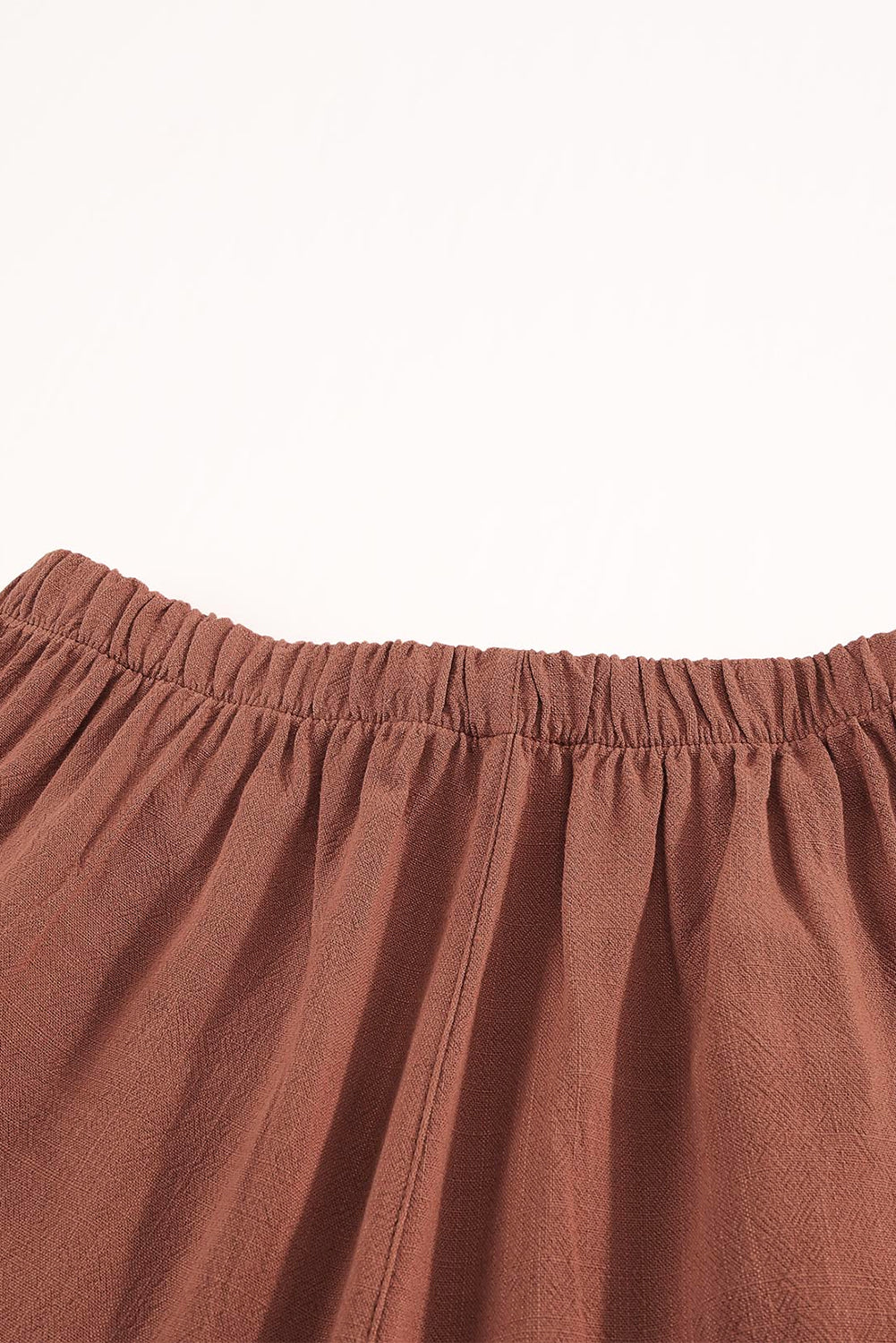 Drawstring waist shorts