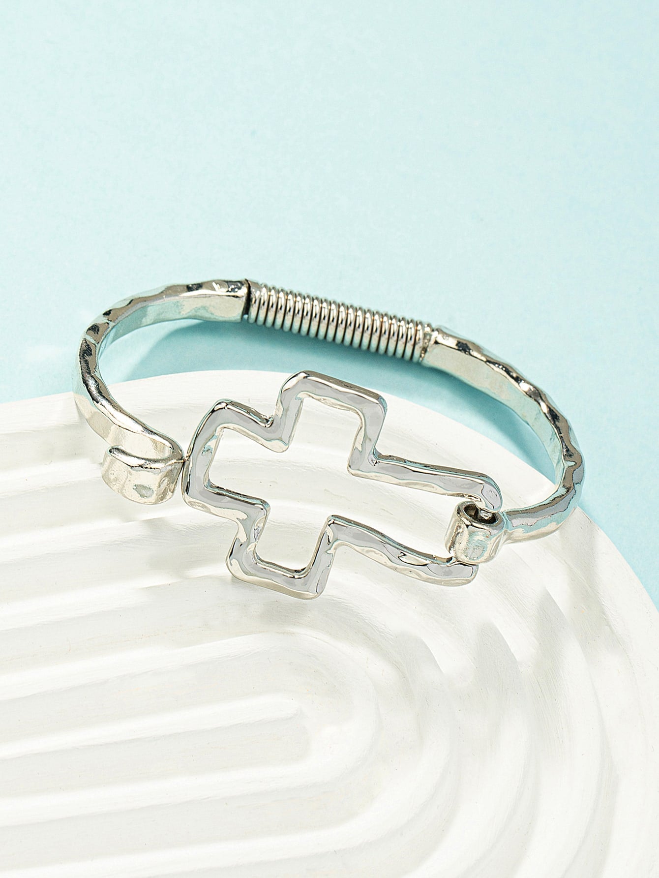 Cross Decor Bangle