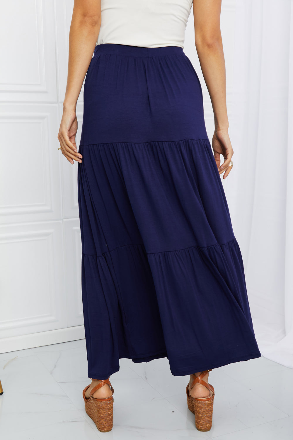 Tiered Maxi Skirt