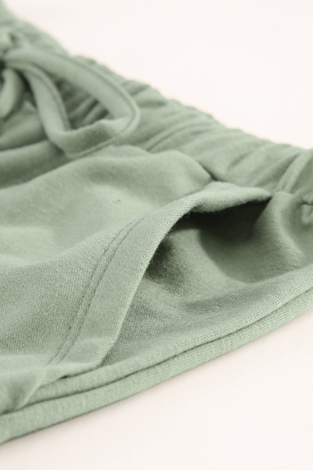 Drawstring Elastic Waist Pocketed Shorts