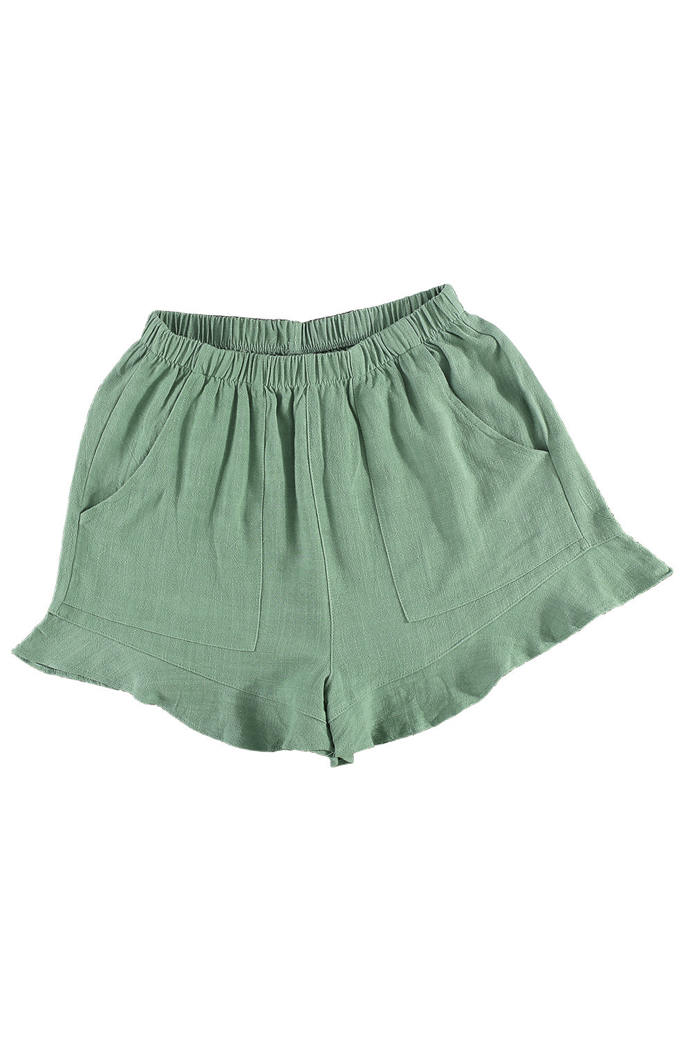 Drawstring waist shorts