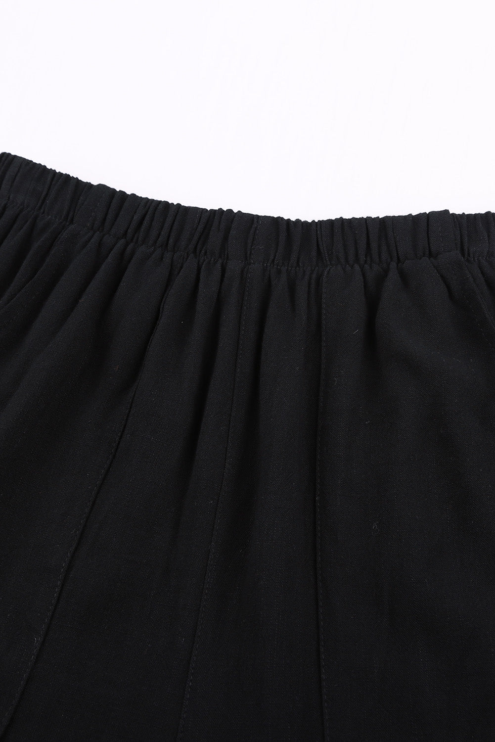 Drawstring waist shorts
