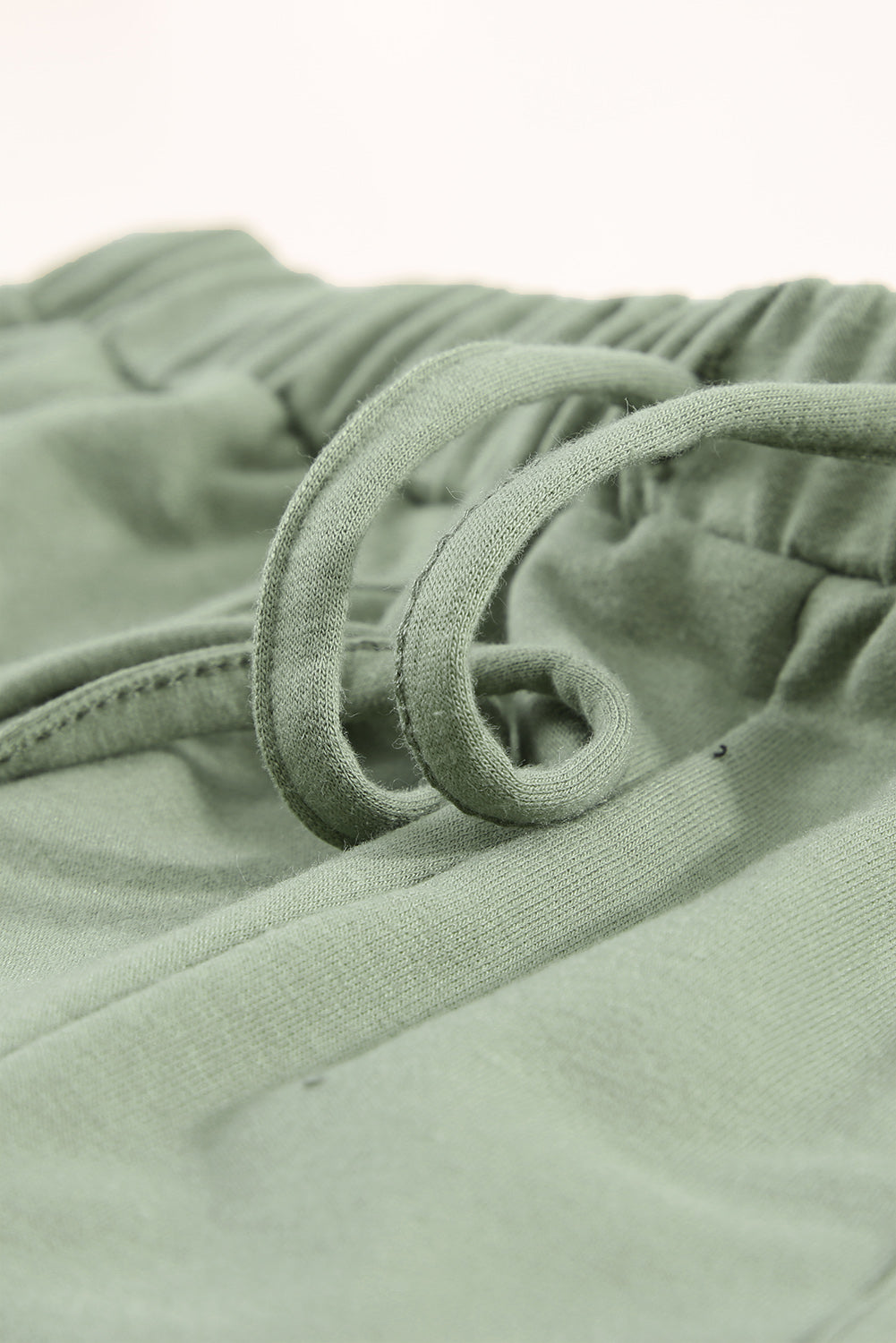Drawstring Elastic Waist Pocketed Shorts
