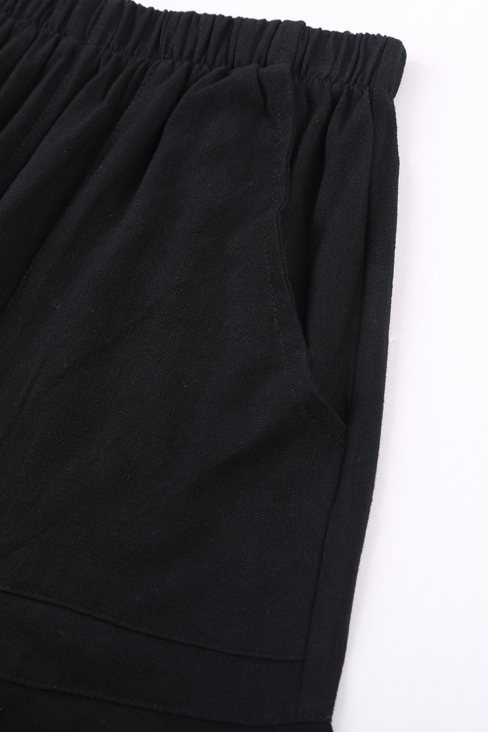 Drawstring waist shorts