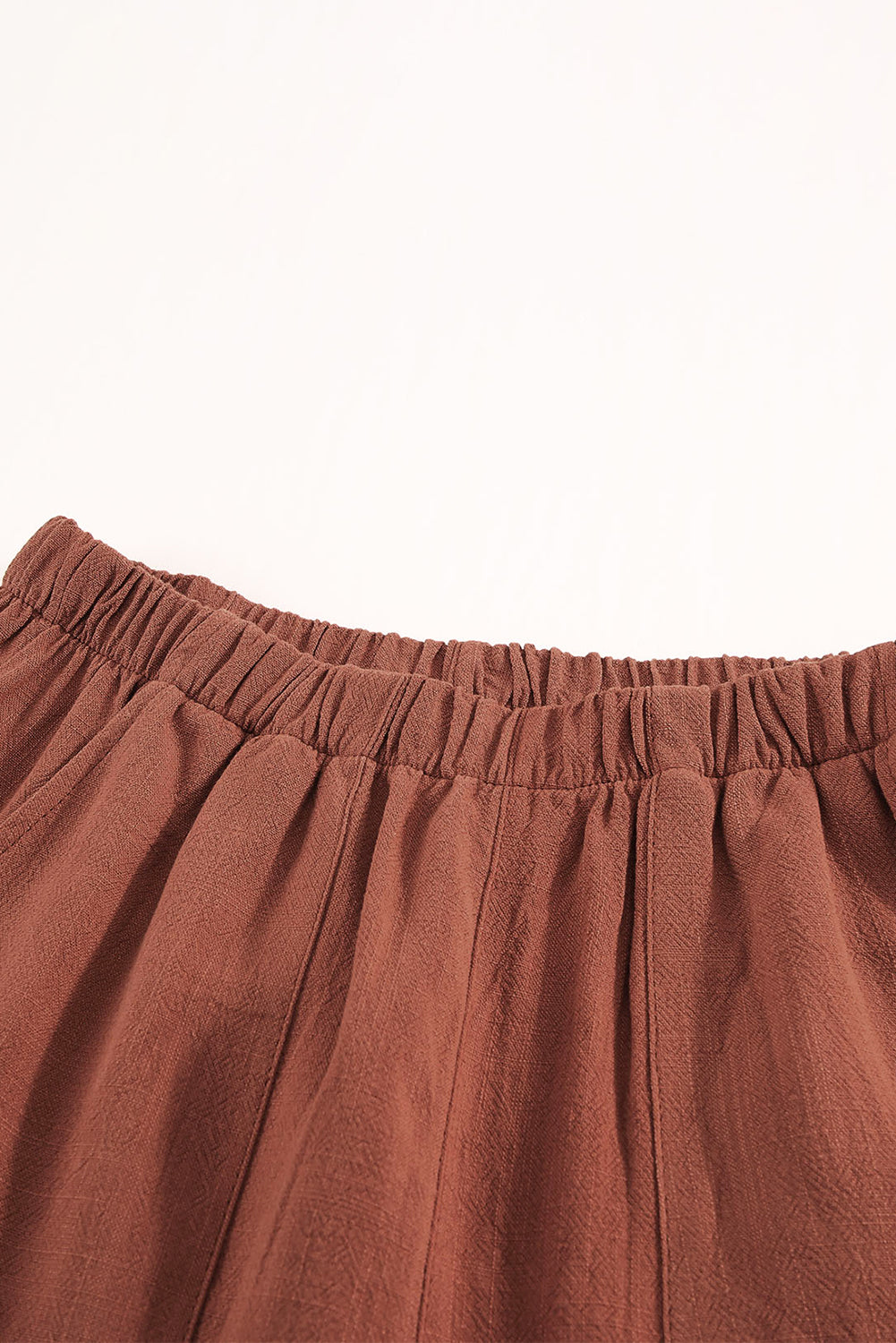 Drawstring waist shorts