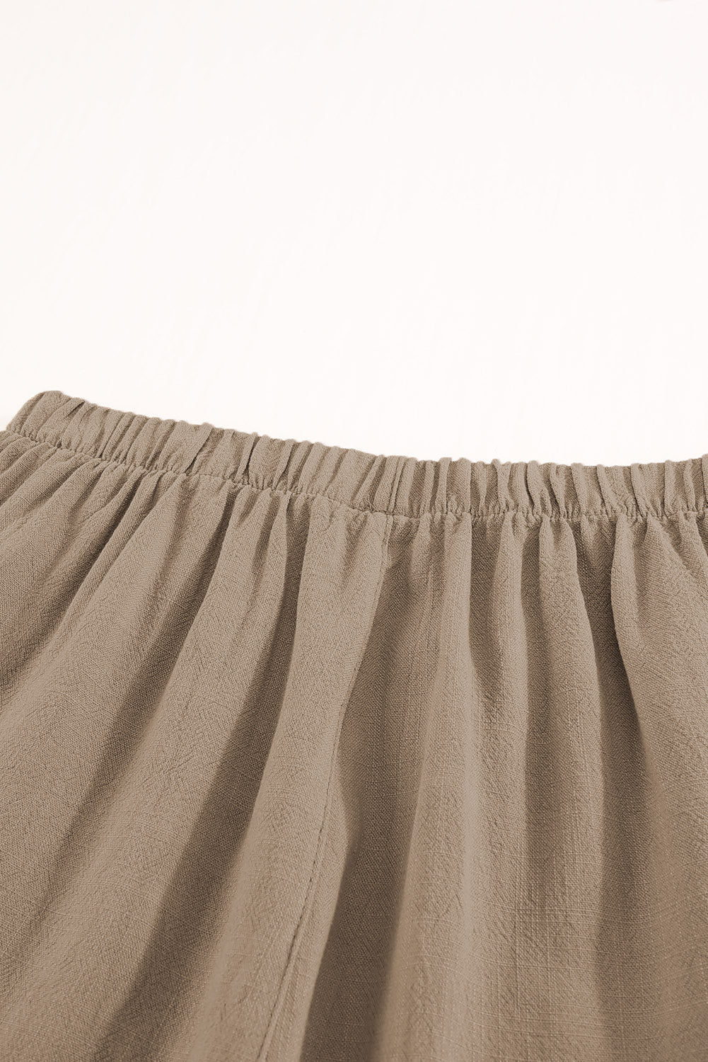 Drawstring waist shorts