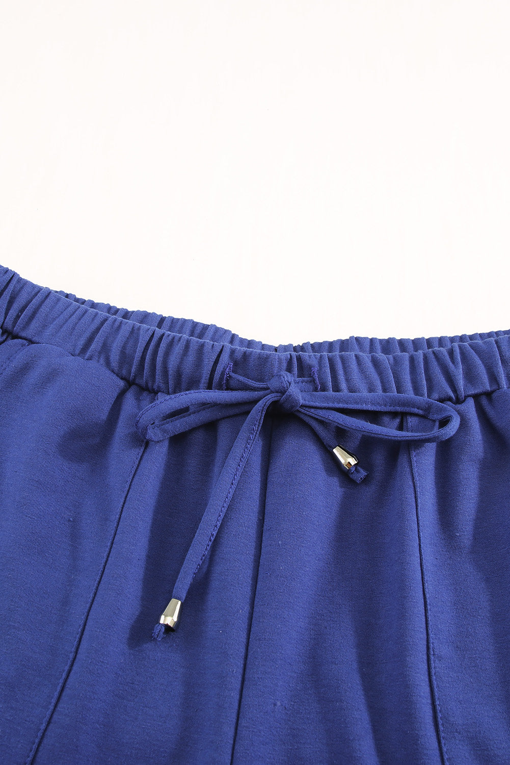 Drawstring Elastic Waist Pocketed Shorts