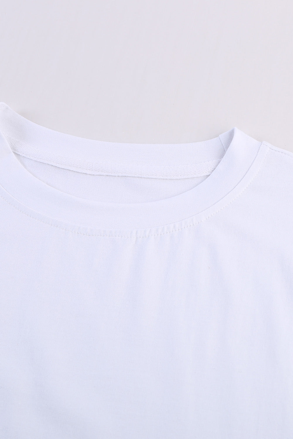 Loose Fit Crew Neck T Shirt for Women