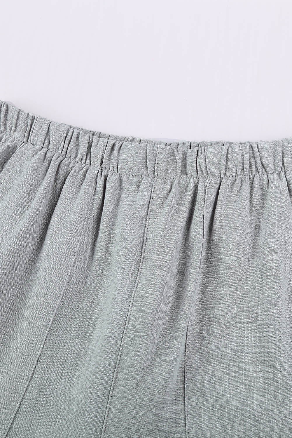 Drawstring waist shorts