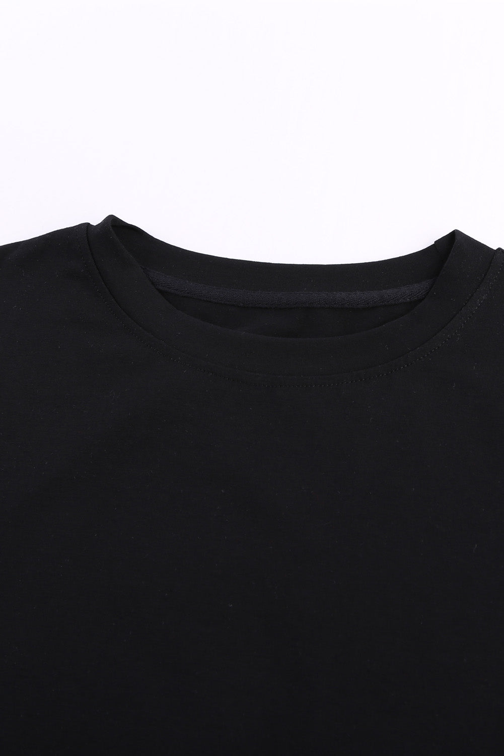 Loose Fit Crew Neck T Shirt for Women