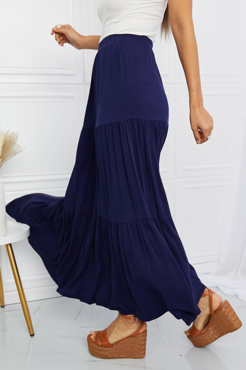 Tiered Maxi Skirt