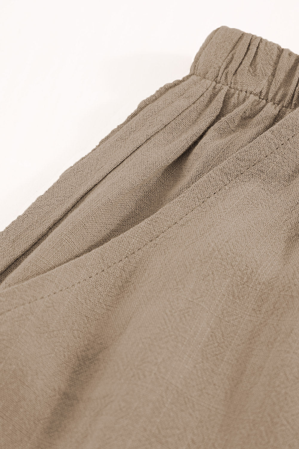 Drawstring waist shorts